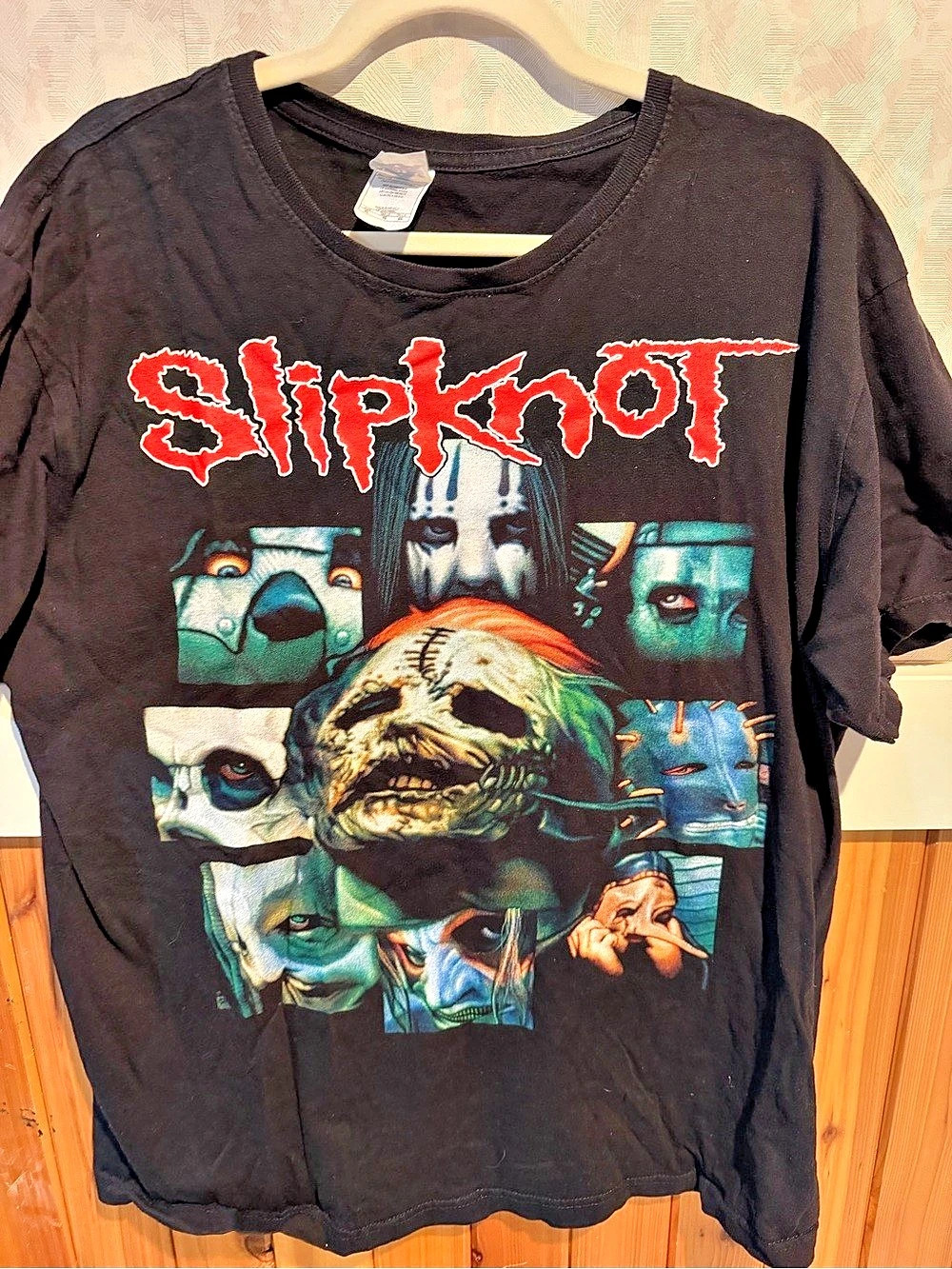 Men’s Fruit of the Loom Slipknot Graphic Tee Black XL
